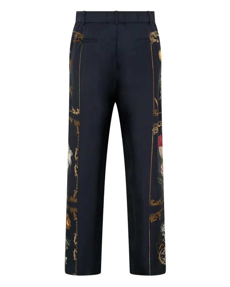Camilla Magic in the manuscripts straight-leg trousers - Schwarz Schwarz