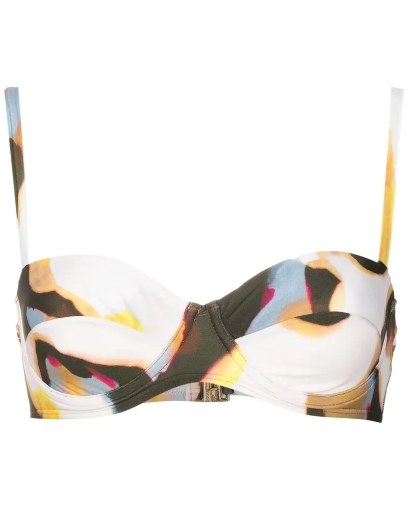 Lenny Niemeyer Bikinioberteil mit grafischem Print - Nude Nude