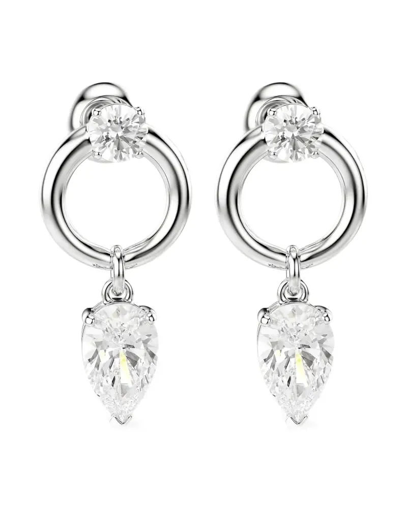Swarovski Ohrringe mit Zirkonia - Silber Silber