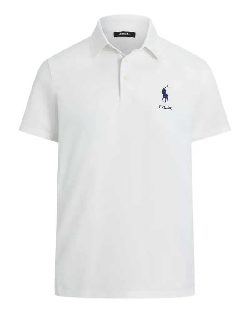 Ralph Lauren Piqué-Poloshirt mit Logo-Stickerei - Weiß Weiß