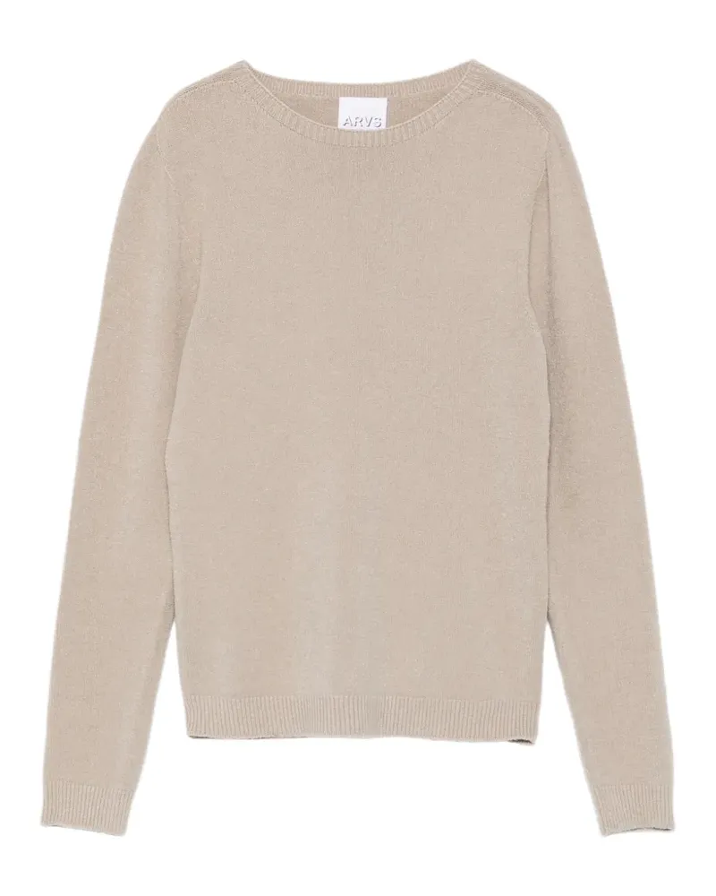 Arovescio Fein gestrickter Pullover - Nude Nude