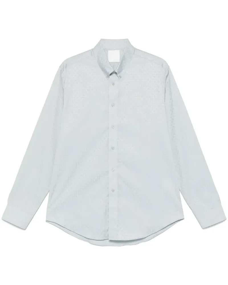 Givenchy Monogram 72 Hemd aus Jacquard - Blau Blau