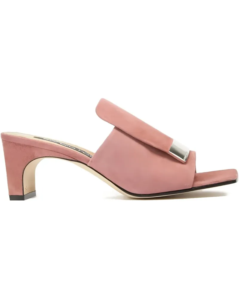 Sergio Rossi Sabot Sandalen 60mm - Rosa Rosa