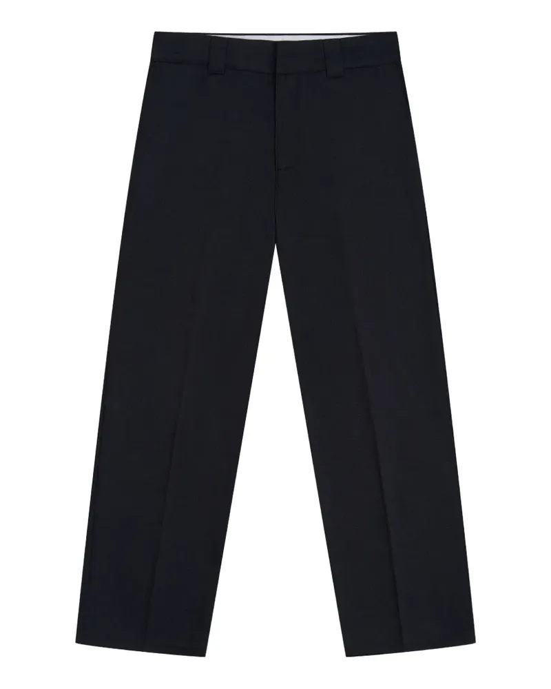 Gosha Rubchinskiy logo-label straight-leg trousers - Blau Blau