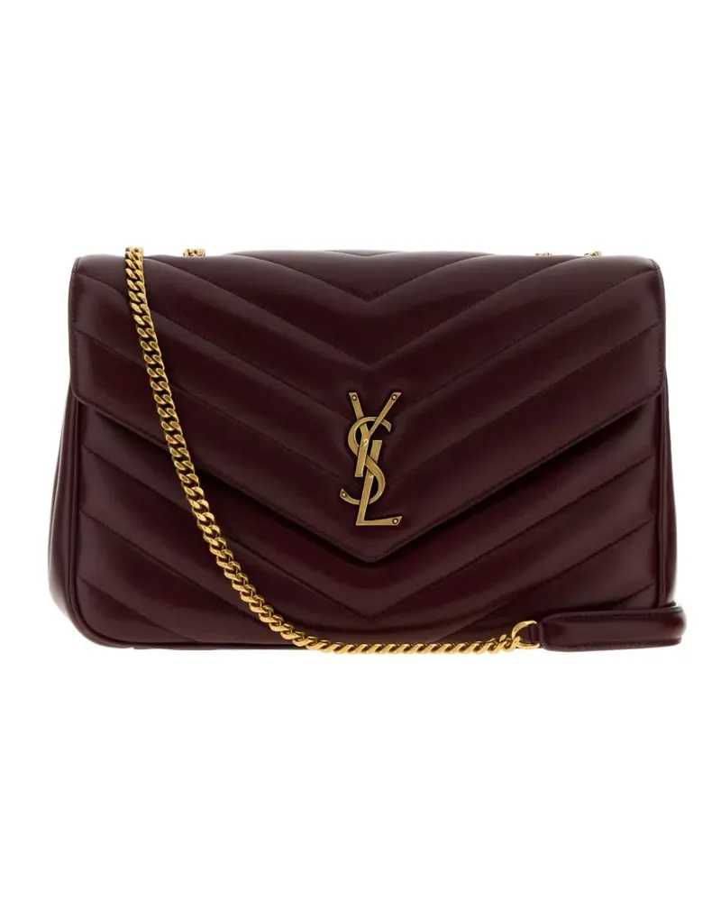Saint Laurent Gesteppte Schultertasche - Rot Rot