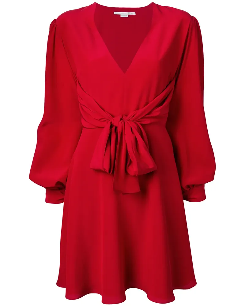 Stella McCartney Kleid mit Bindegürtel - Rot Rot