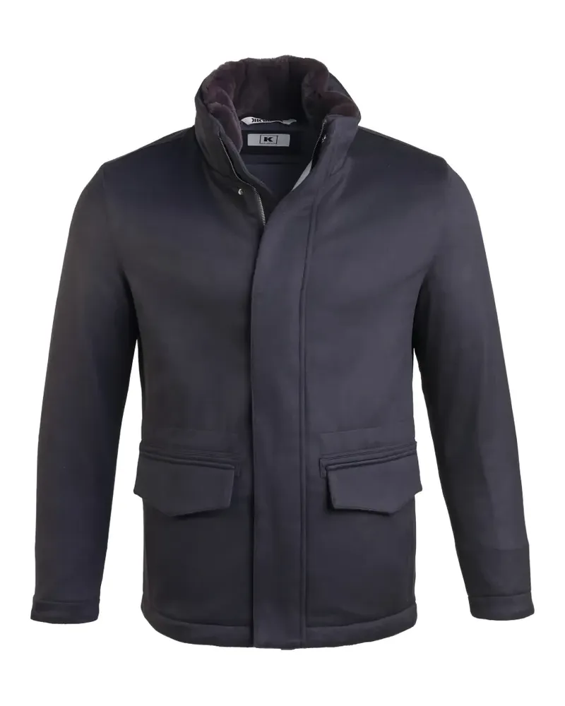 Kiton cashmere coat - Blau Blau