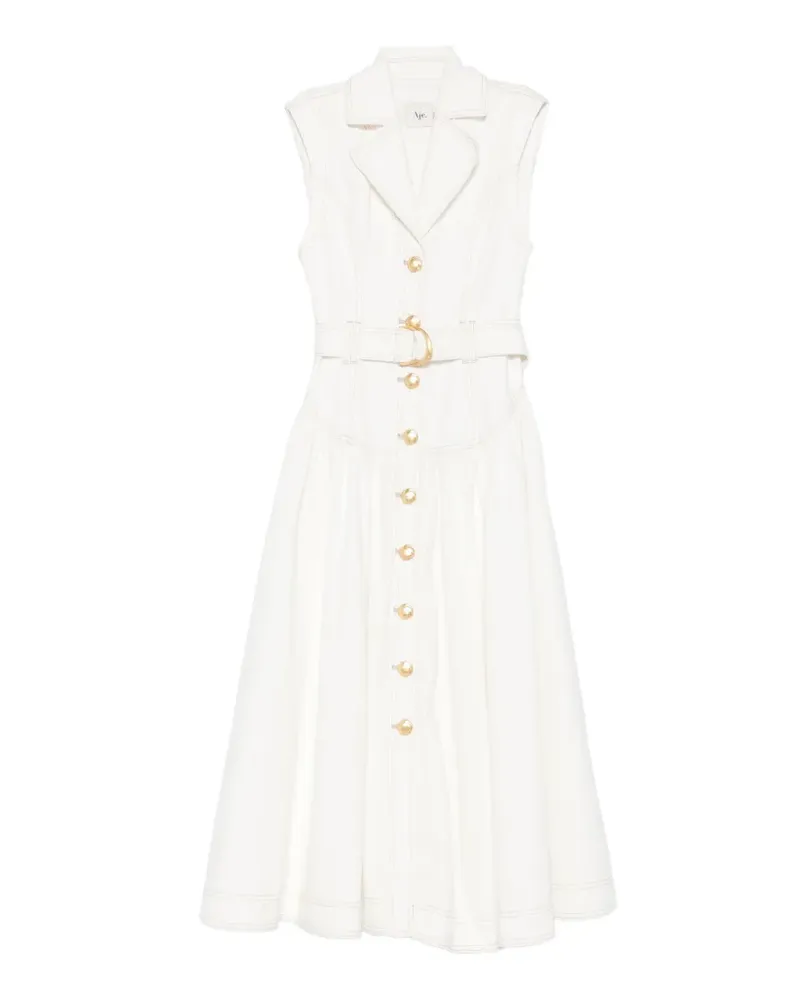 Aje. Liliana denim dress - Nude Nude