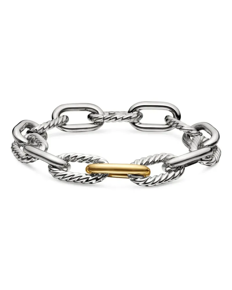 David Yurman 18kt DY Madison Gelbgold- und Sterlingsilberarmband 11mm Gold