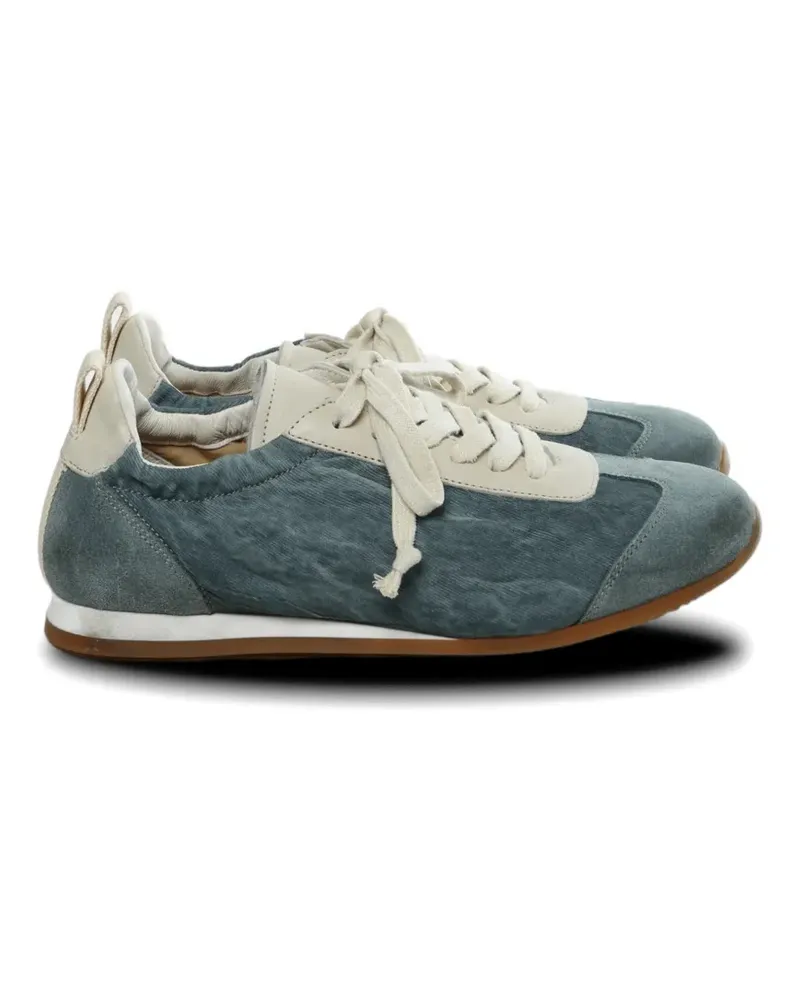 Uma Wang panelled sneakers - Blau Blau
