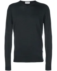 John Smedley classic long-sleeve sweater Blau