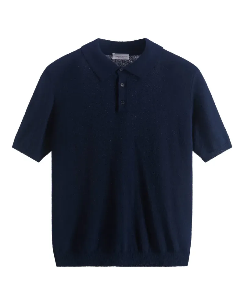 Roberto Collina cotton polo shirt - Blau Blau