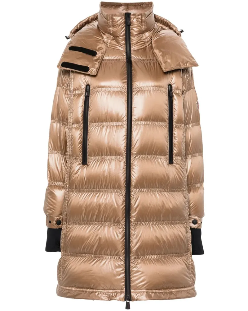 Moncler Gesteppte Rochelairs Jacke - Braun Braun