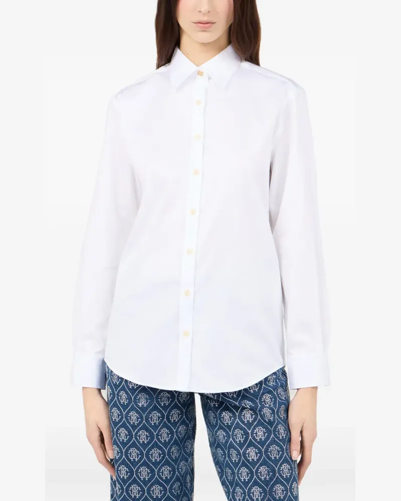 Roberto Cavalli long-sleeve shirt - Weiß Weiß