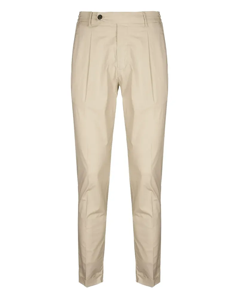 Berwich Hose mit Bundfalten - Nude Nude