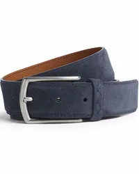 Ermenegildo Zegna Gürtel aus Wildleder Blau