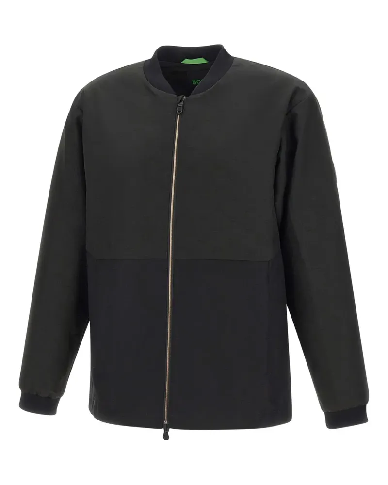 HUGO BOSS zip bomber jacket - Schwarz Schwarz
