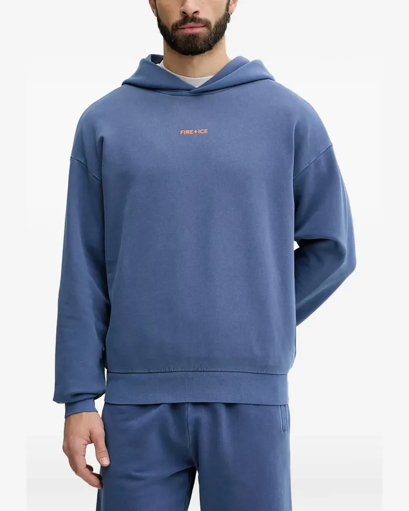 Bogner Fire & Ice Ilay logo-print hoodie - Blau Blau