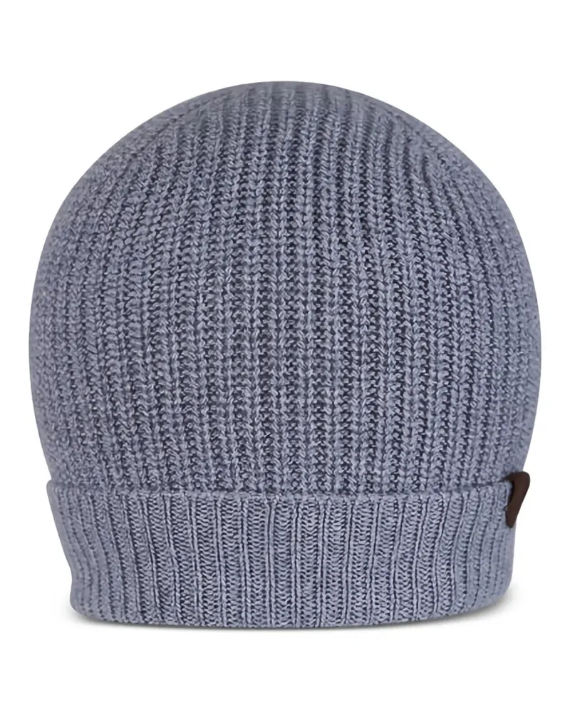 Maurizio Baldassari Gerippte Brenta Beanie - Grau Grau