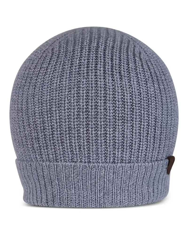 Maurizio Baldassari Gerippte Brenta Beanie - Grau Grau