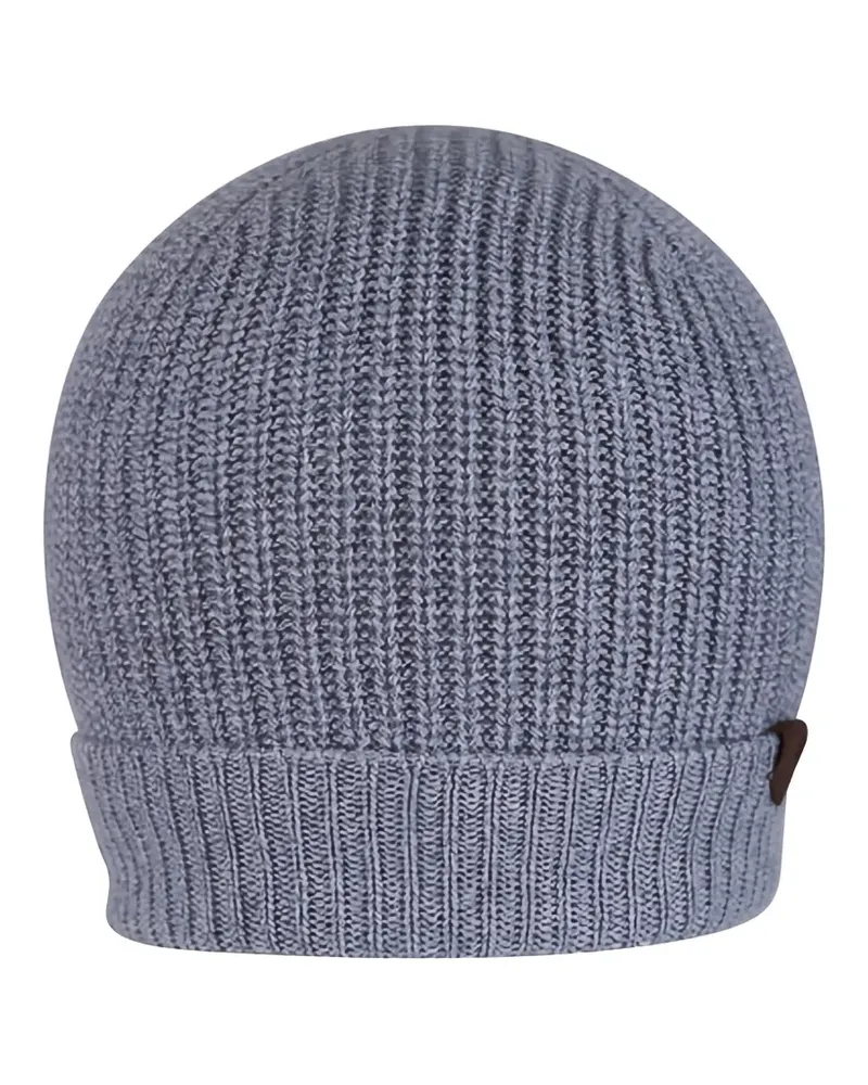 Maurizio Baldassari Gerippte Brenta Beanie - Grau Grau