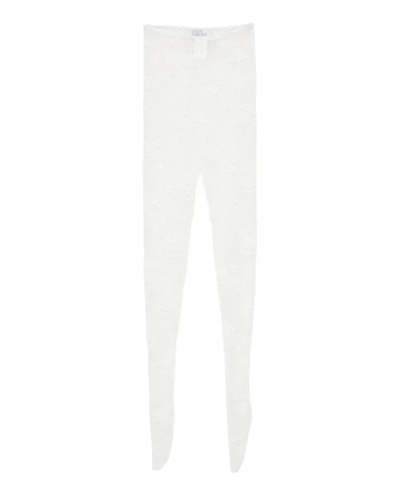 Giuseppe di Morabito lace-embellished stockings - Weiß Weiß