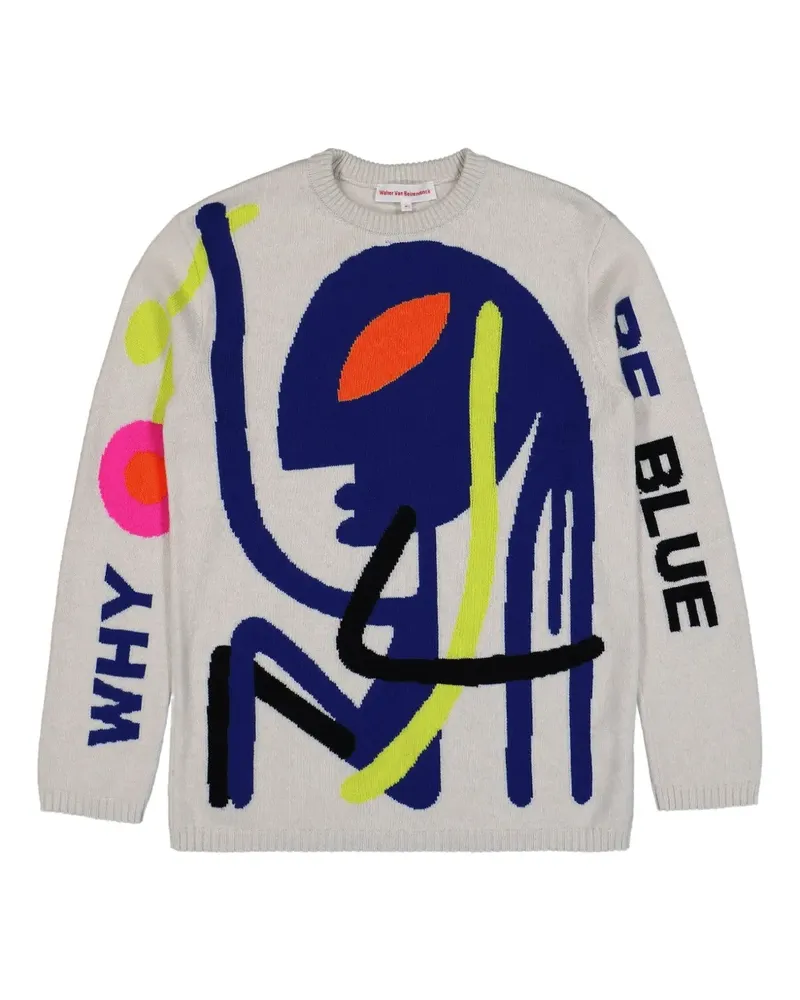 Walter van Beirendonck Why Be Blue Pullover - Grau Grau
