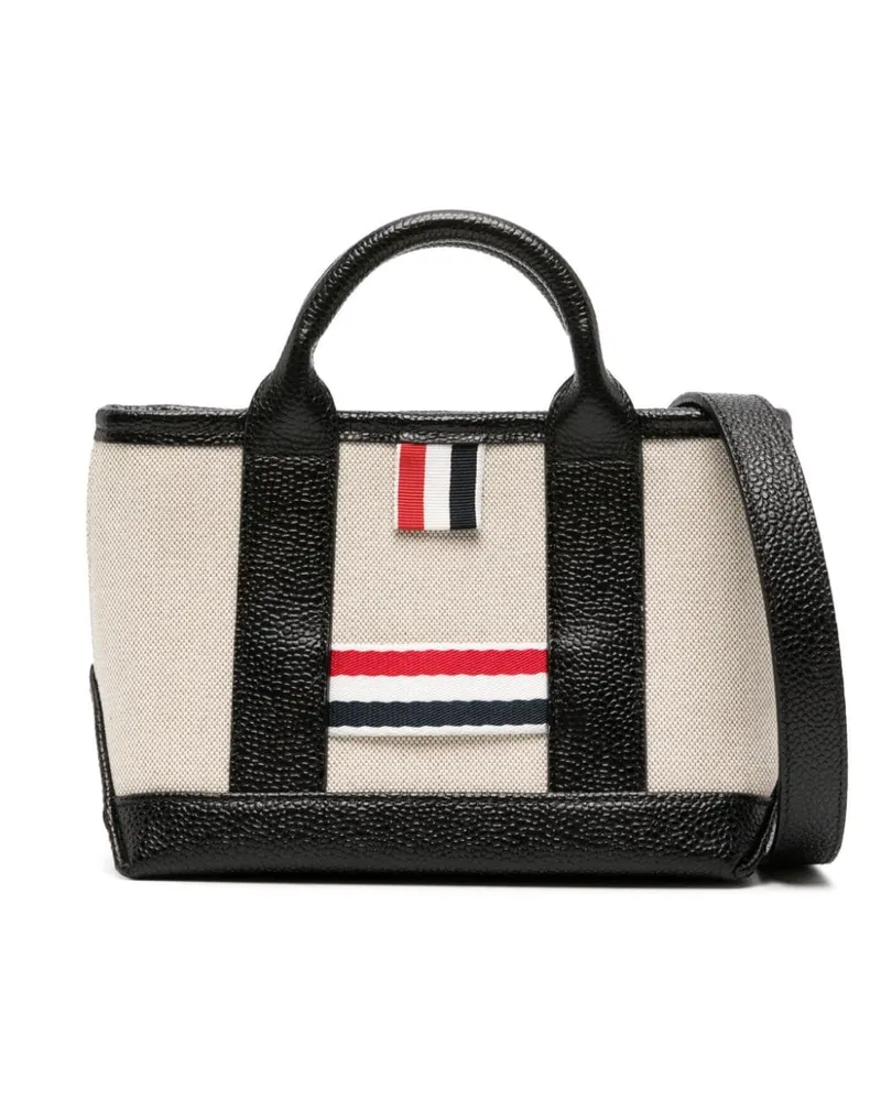 Thom Browne Mini Tool Shopper - Schwarz Schwarz