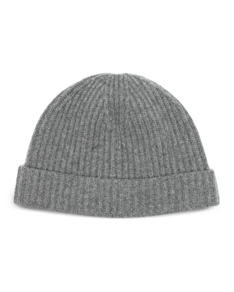 N.Peal Beanie aus Kaschmir - Grau Grau