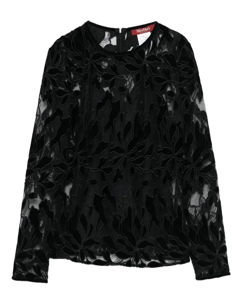 Max Mara Plinio Bluse - Schwarz Schwarz