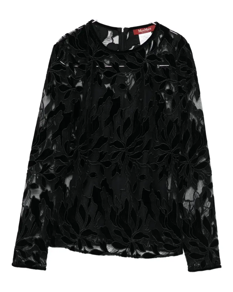 Max Mara Plinio Bluse - Schwarz Schwarz