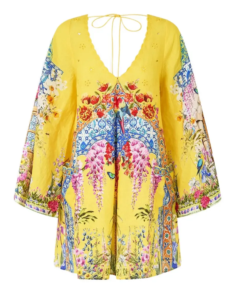 Camilla Sultanahmet Summer Kleid - Gelb Gelb