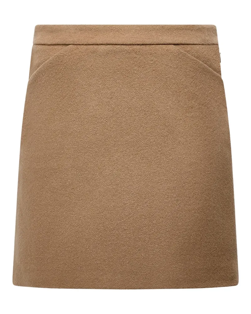 Another Tomorrow tailored mini skirt - Braun Braun