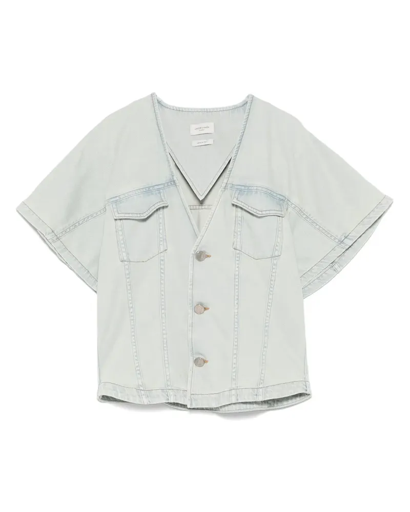 Jacob Cohën Kurzärmeliges Jeanshemd - Blau Blau