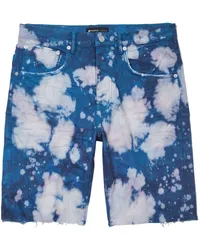 PURPLE BRAND Jeans-Shorts mit Bleached-Effekt Blau