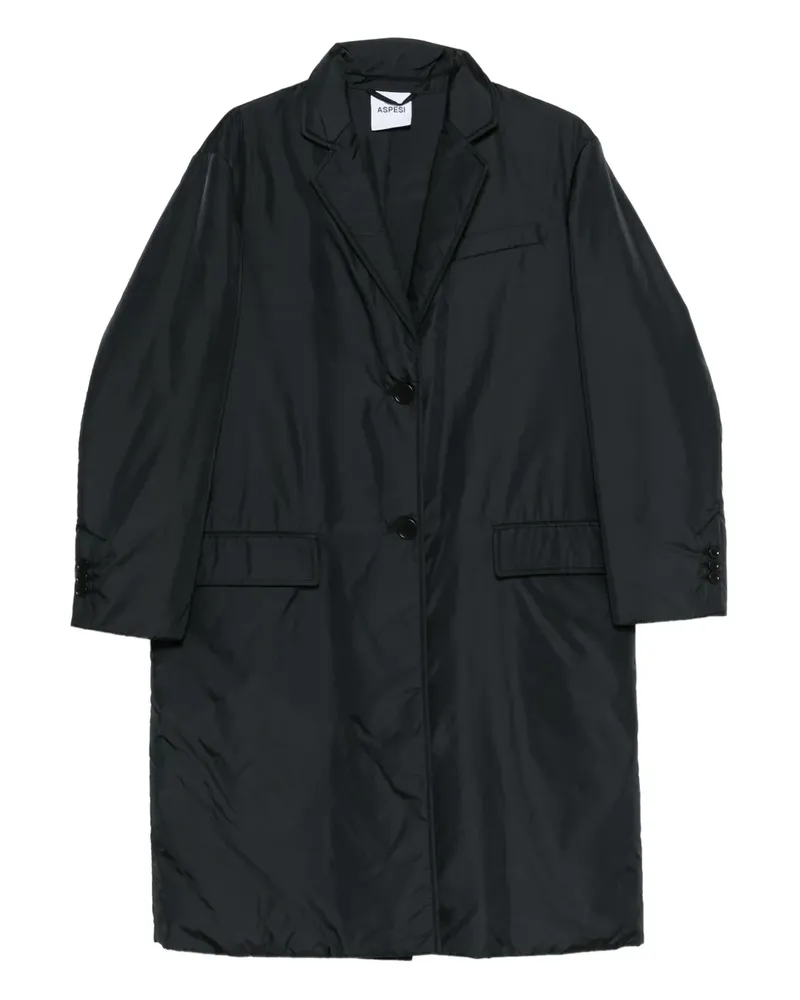 ASPESI button-fastening coat - Schwarz Schwarz