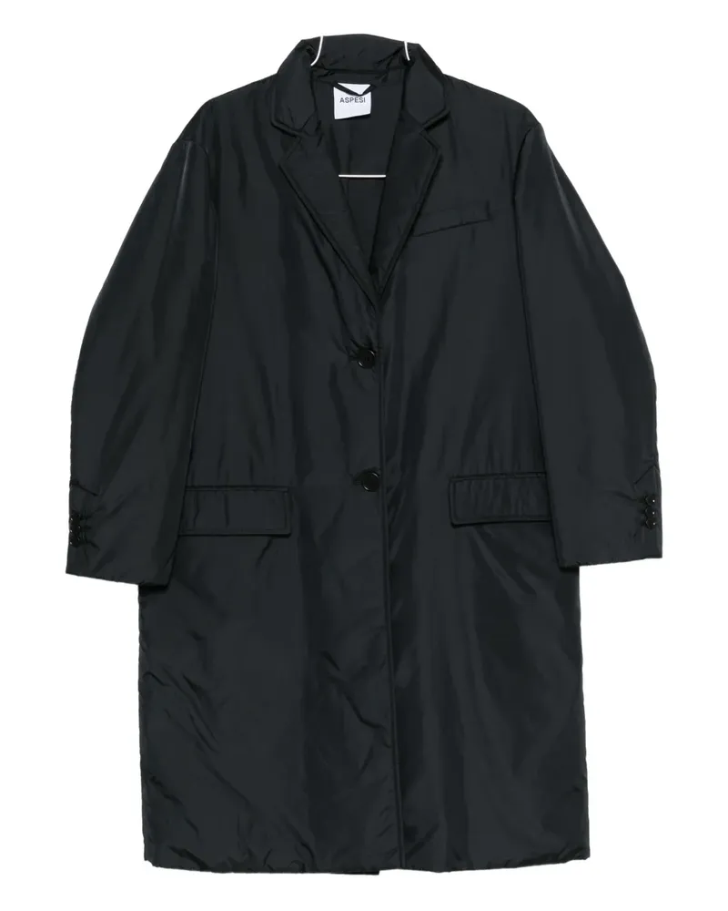 ASPESI button-fastening coat - Schwarz Schwarz