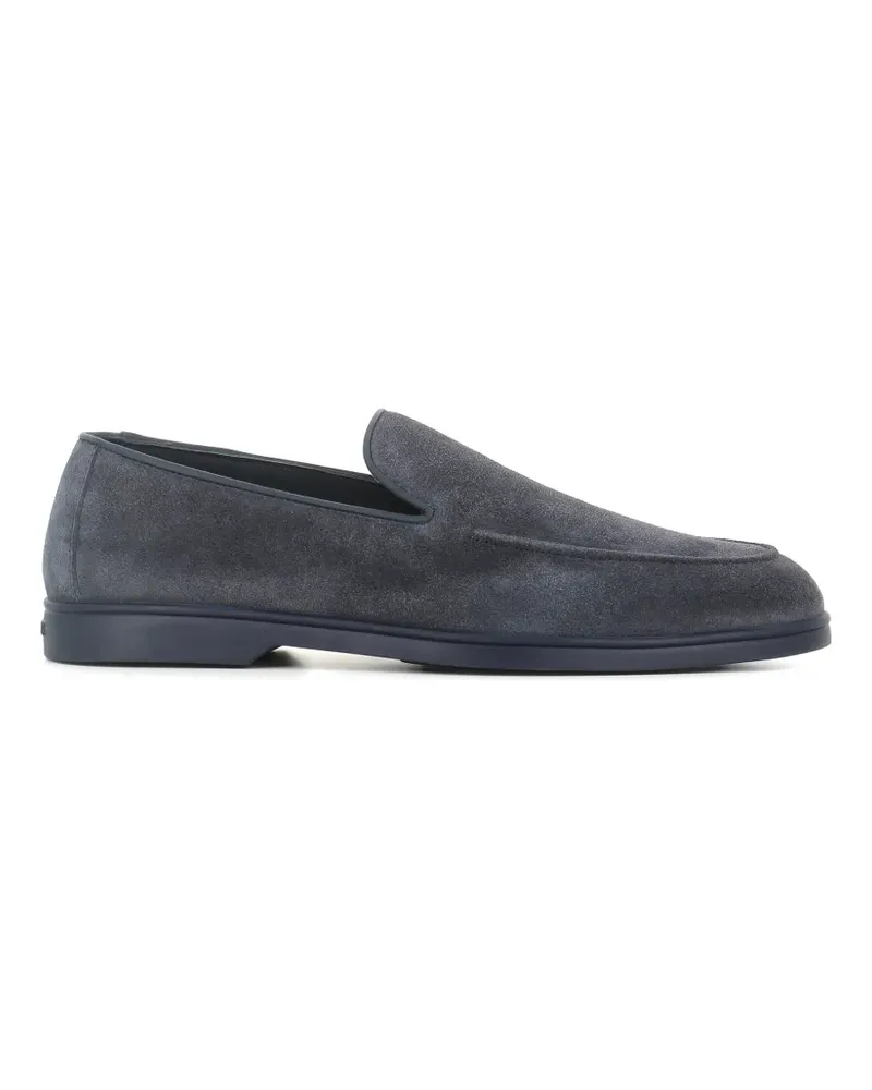 Doucal´s Loafer aus Wildleder - Blau Blau