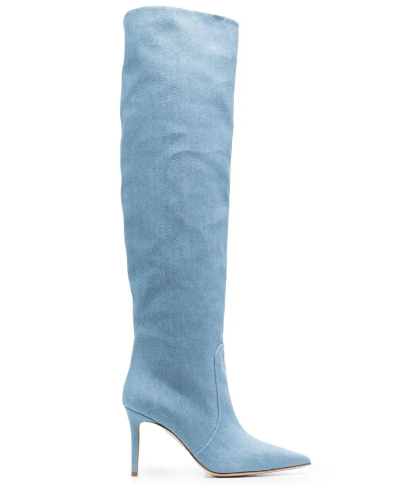 Scarosso Stiefel 85mm - Blau Blau