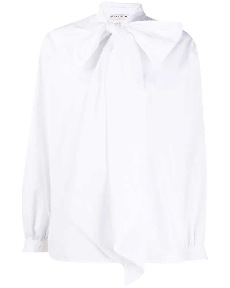 Givenchy Klassische Schluppenbluse - Weiß Weiß