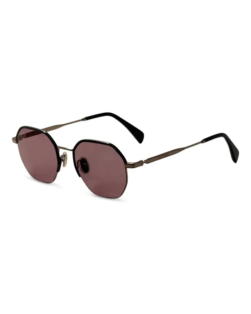 Paul Smith Lovell Sonnenbrille mit geometrischem Gestell - Schwarz Schwarz