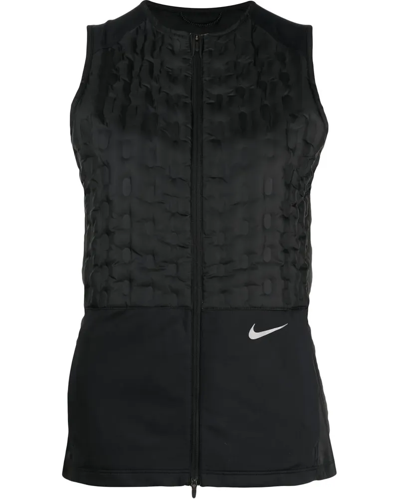 Nike Weste mit Logo-Print - Schwarz Schwarz