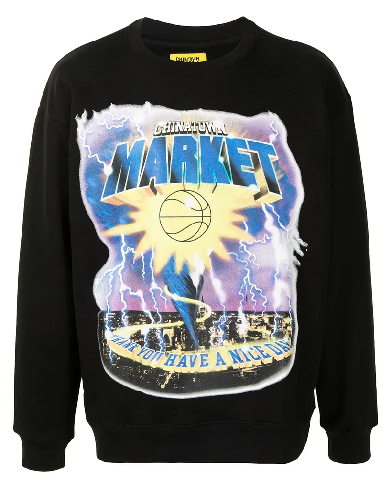 Market Tornado Sweatshirt Schwarz