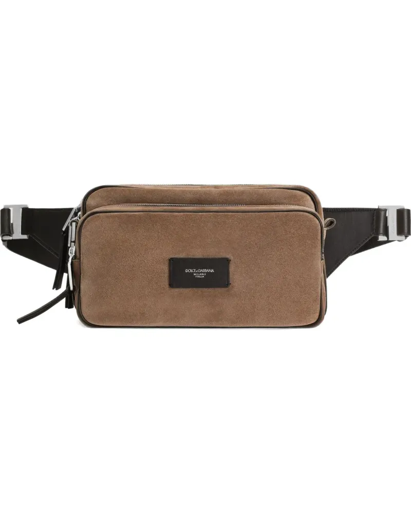 Dolce & Gabbana Umhängetasche aus Wildleder - Braun Braun