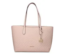 Shopper mit Monogrammmuster - Rosa