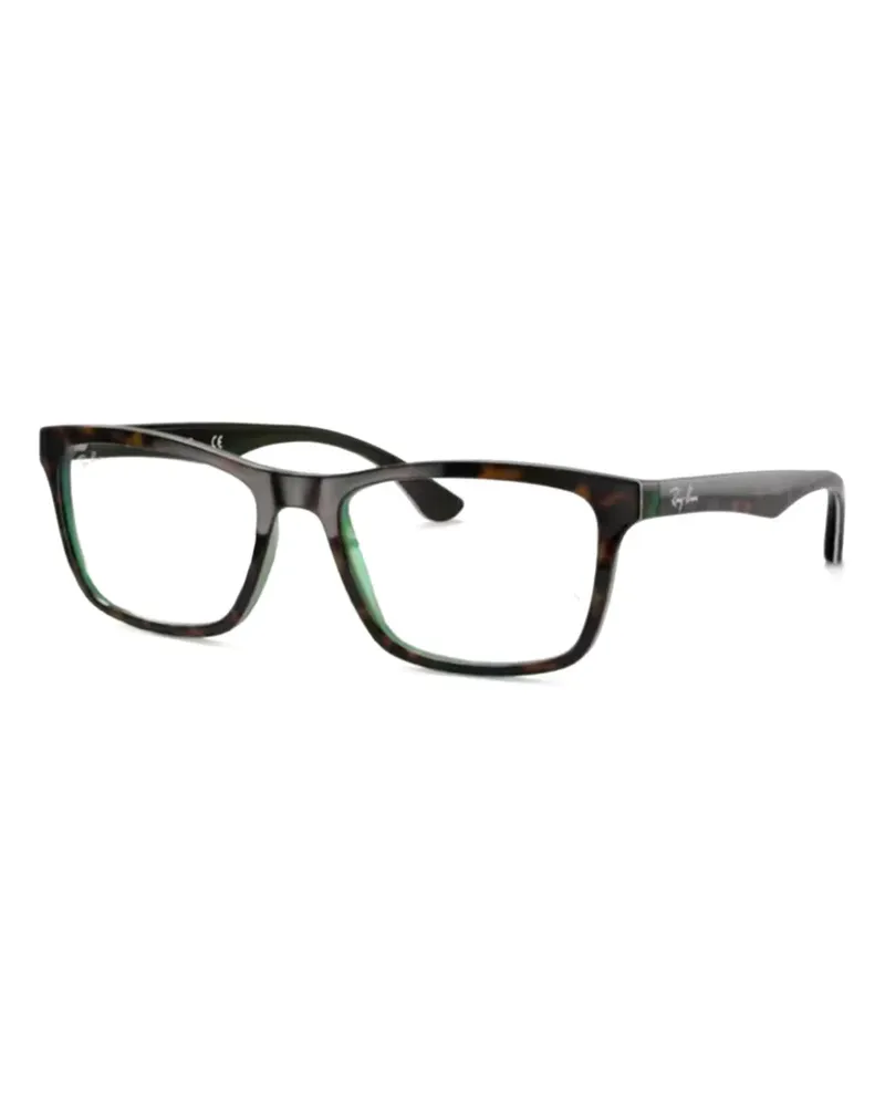 Ray Ban Brille mit eckigem Gestell - Braun Braun