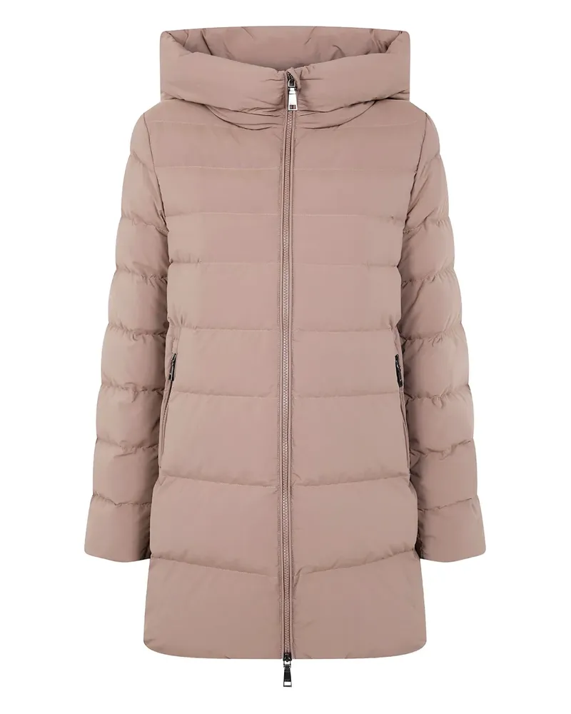 Seventy hooded quilted coat - Nude Nude