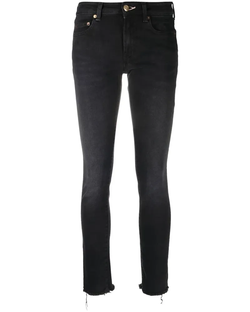 WASHINGTON DEE CEE Skinny-Jeans mit Streifen - Schwarz Schwarz