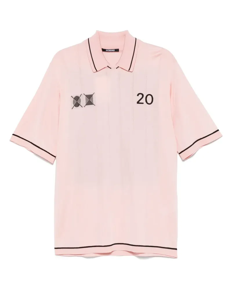 Jacquemus Le Polo Liga Poloshirt - Rosa Rosa