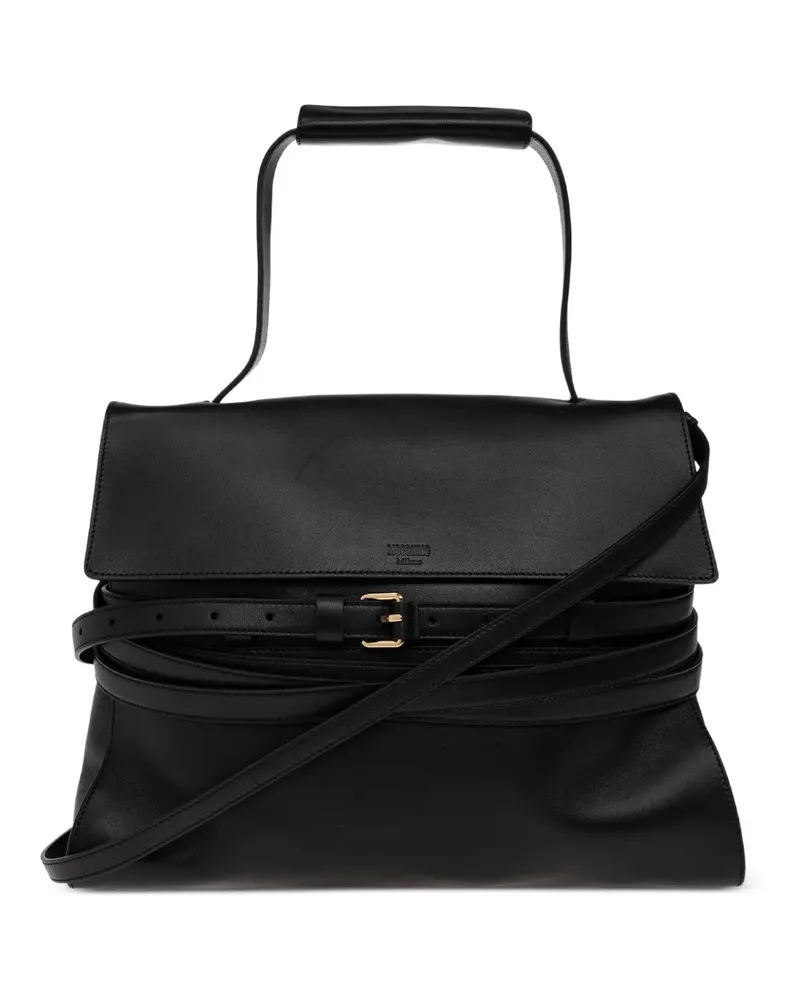 Moschino Mittelgroße Tia Tote Bag - Schwarz Schwarz